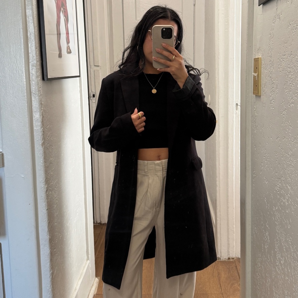 H&M Long Black Coat